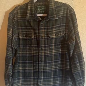 Woolrich Green and Blue Checkered Shirt